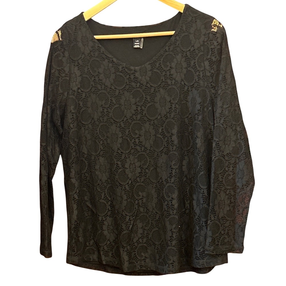 Alison Sheri Lace Top Goth Romantic Studded Dressy Evening Cocktail 4113993